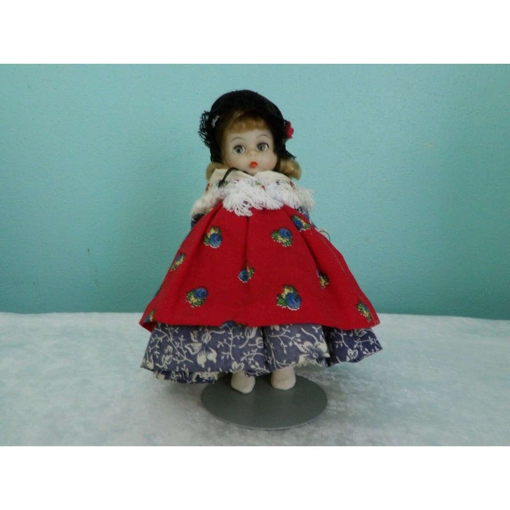 Vintage Alex the German Doll 7 inches with Stand by Madame Alexander